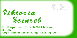 viktoria weinreb business card